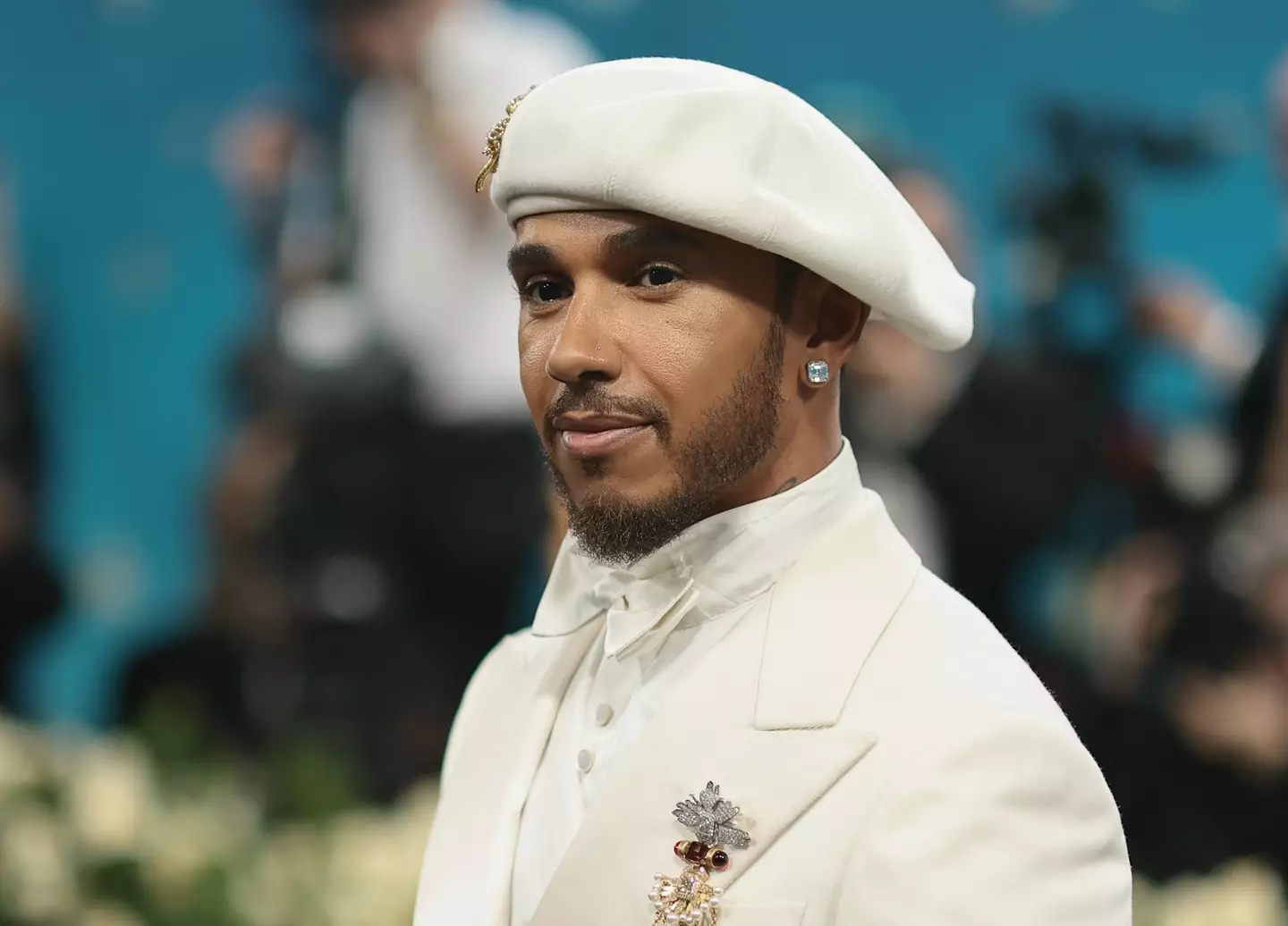 Lewis Hamilton was the Co-Chair for the 2025 Met Gala ahead of the Imola Grand Prix. Image: Getty