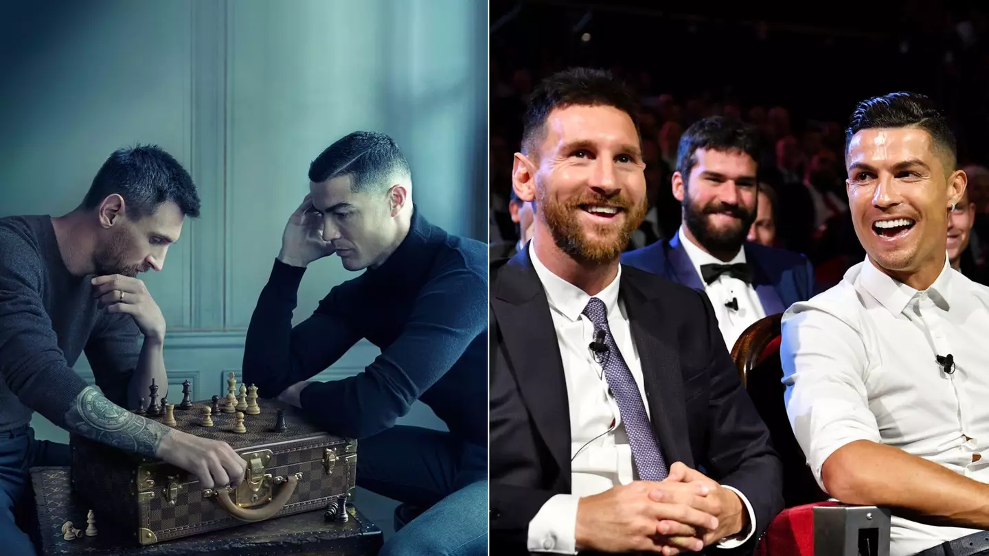 Lionel Messi and Cristiano Ronaldo have just broken the internet with 'picture of the century'