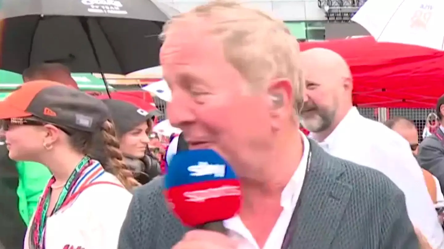 Fans left stunned after seeing who Martin Brundle 'blanked twice' during British Grand Prix grid walk