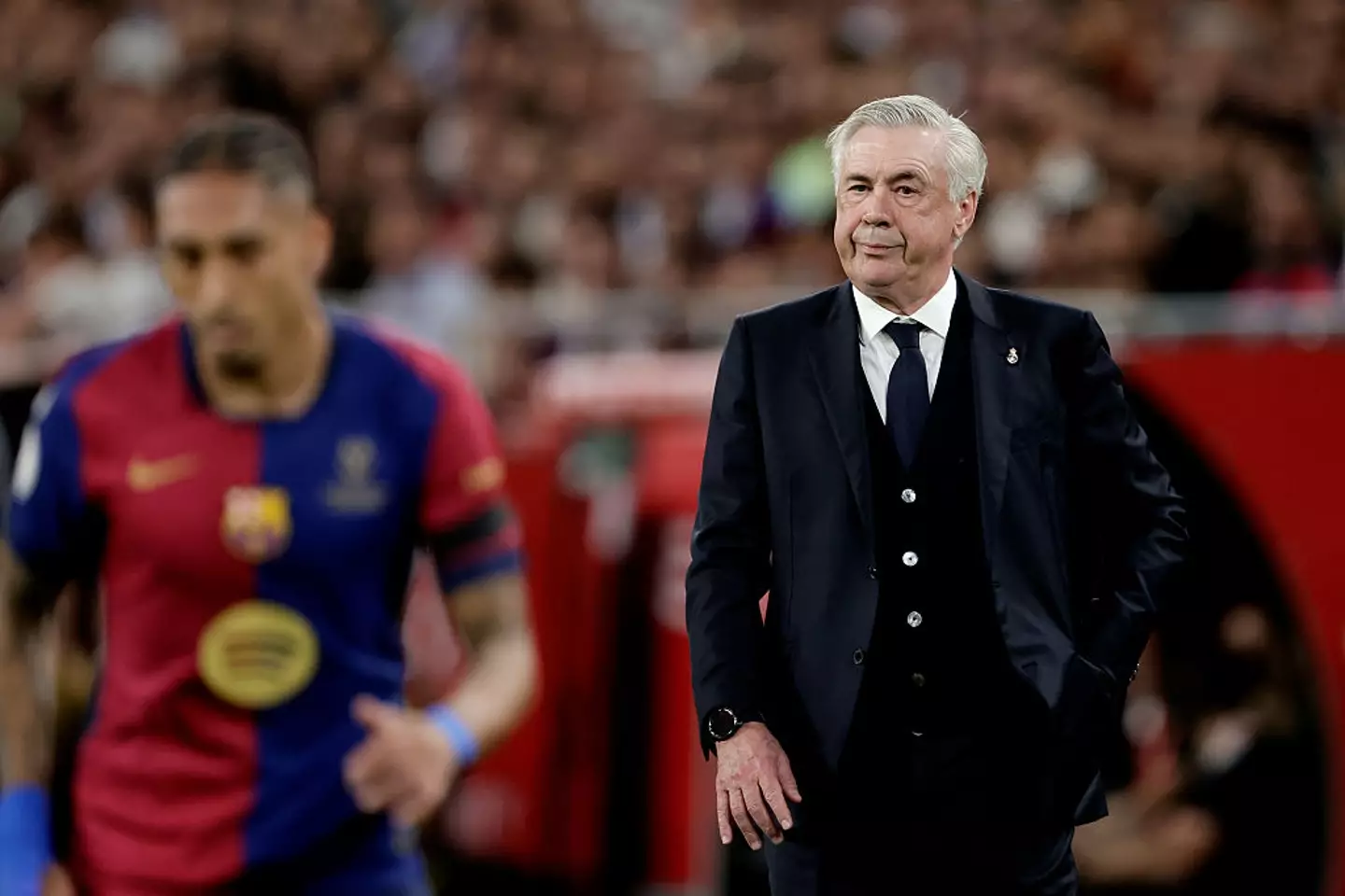 Carlo Ancelotti is expected to leave Real Madrid at the end of the season. (Image: Getty)