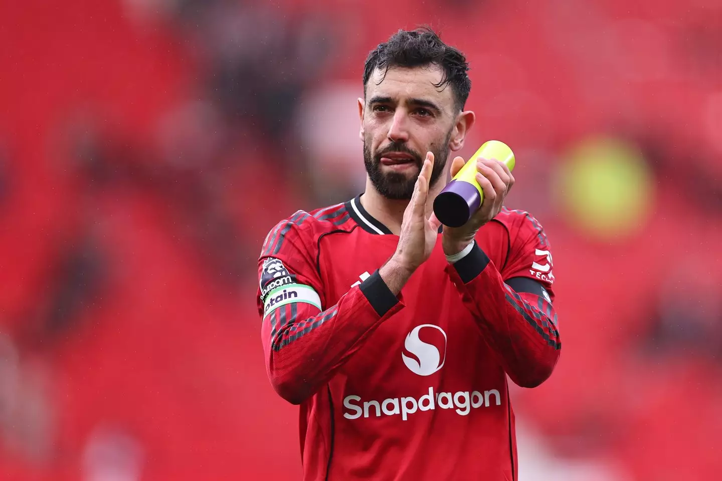 Fernandes was asked about 'The United Strand' possibly getting his haircut. Image: Getty