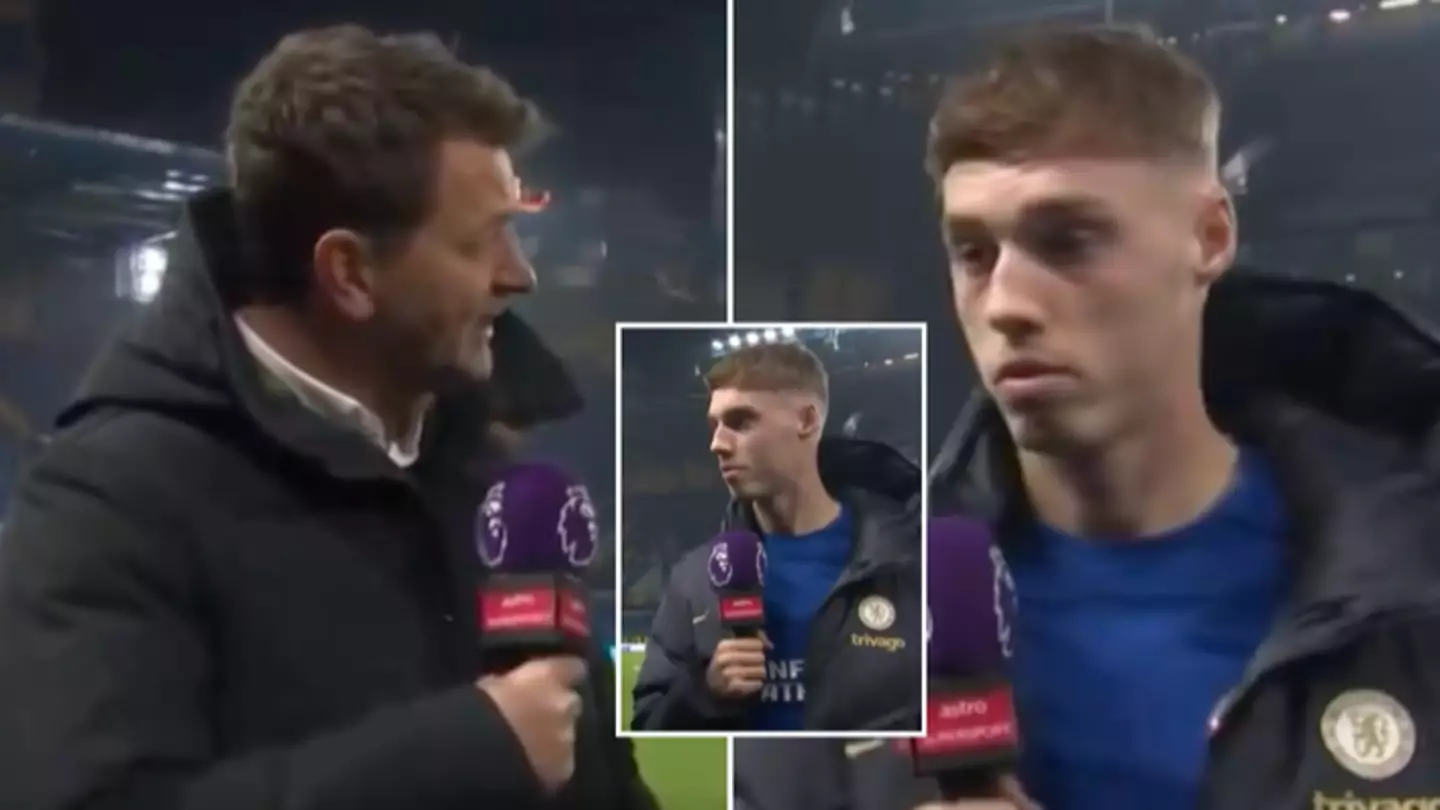 Cole Palmer's reaction after being told Chelsea 'need to build the team around him' on live TV