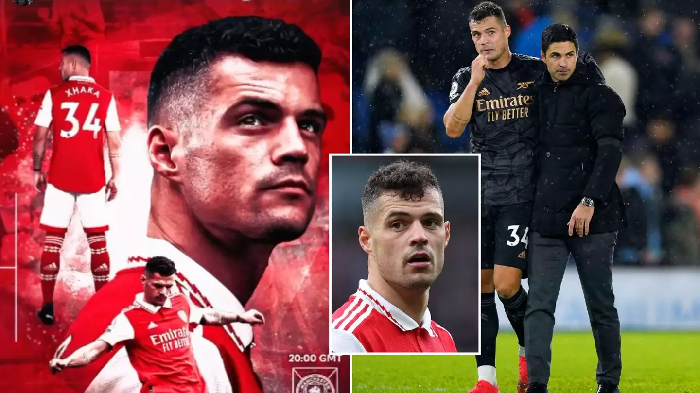 Granit Xhaka hints at Arsenal start ahead of Man City clash in social media post