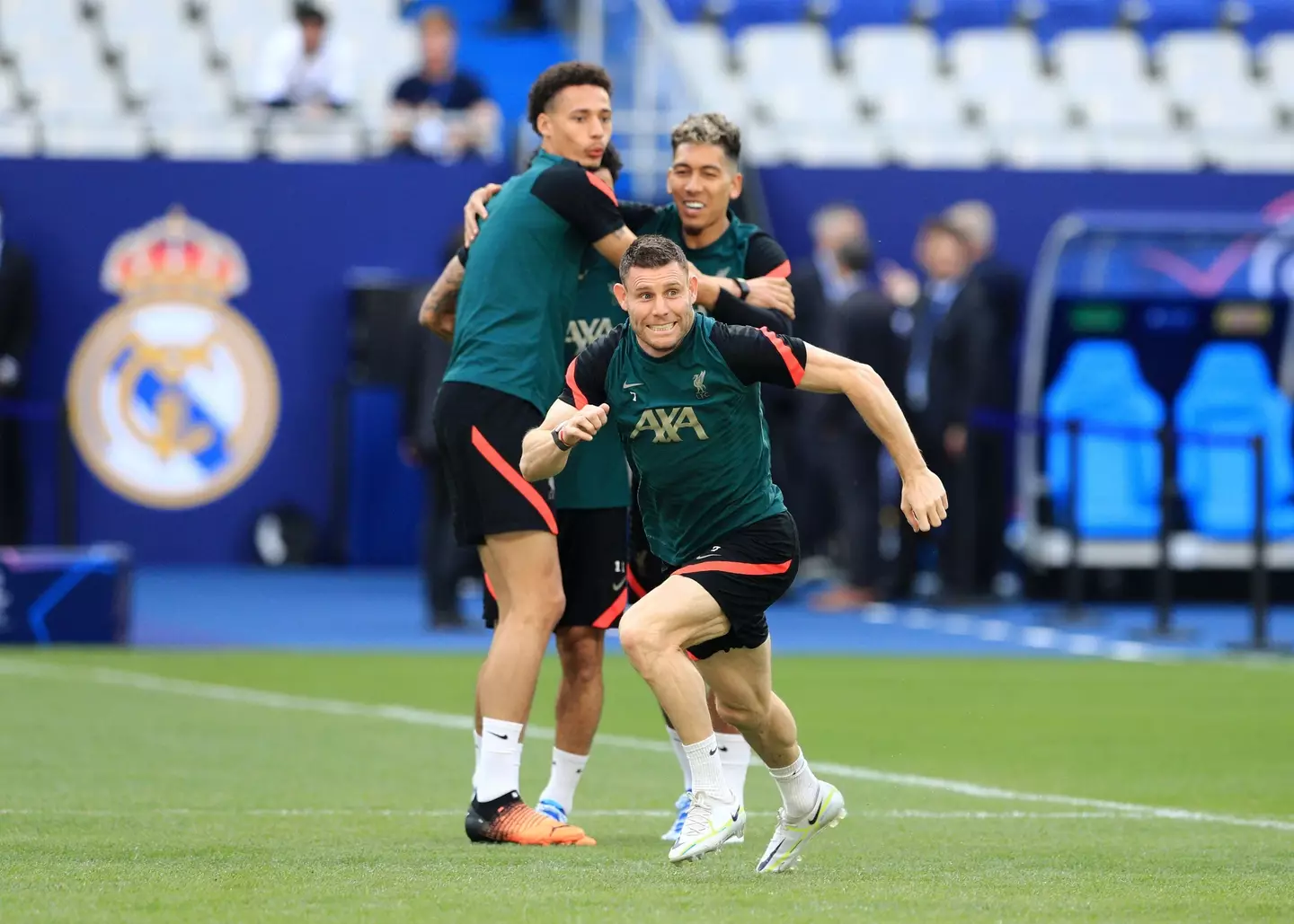 Milner is still killing it training, despite his advancing years in footballer terms. Image: Alamy