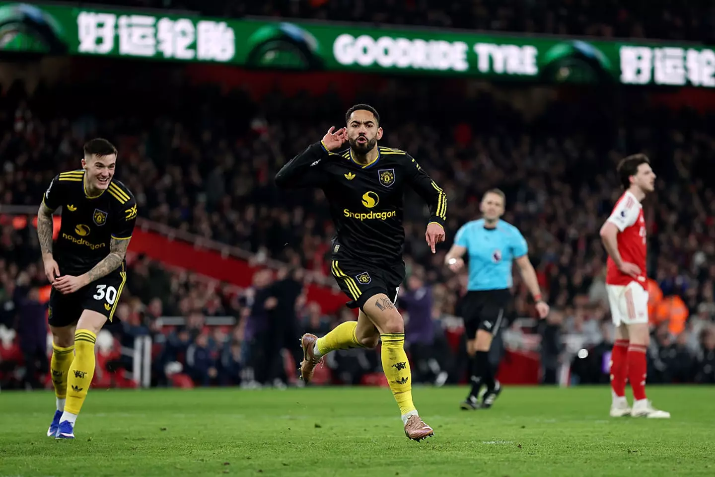 Matheus Cunha secured the win for Man Utd (Credit:Getty)