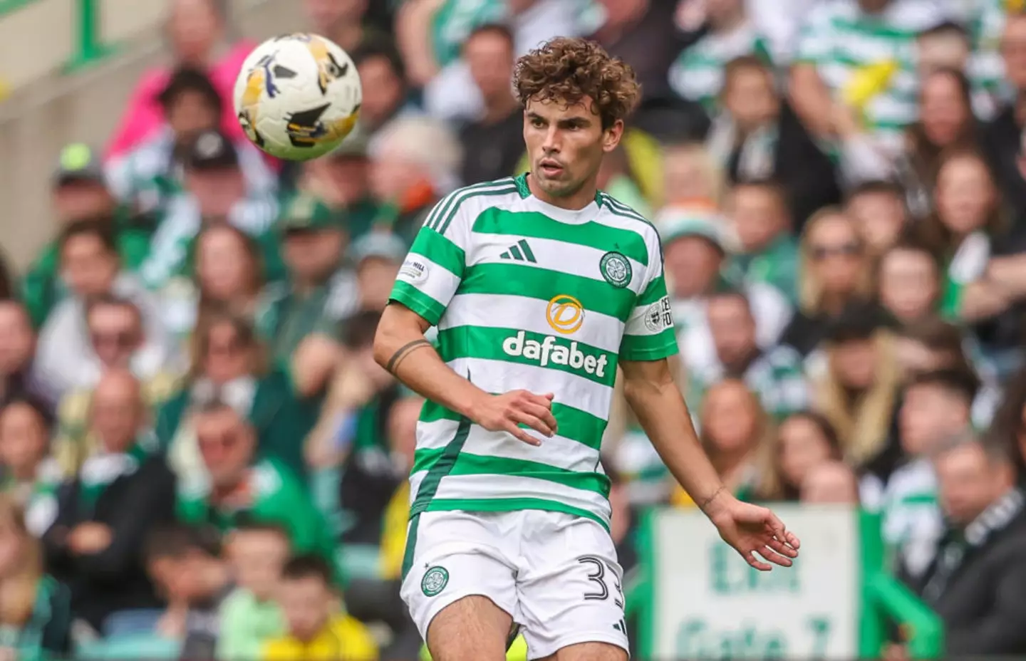Matt O'Riley played a key part in Celtic's Scottish Premiership title winning season. (Image: Getty)
