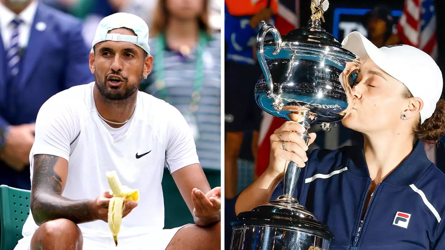 'No respect at all': Nick Kyrgios furious after losing out to Ash Barty for Australian tennis top award