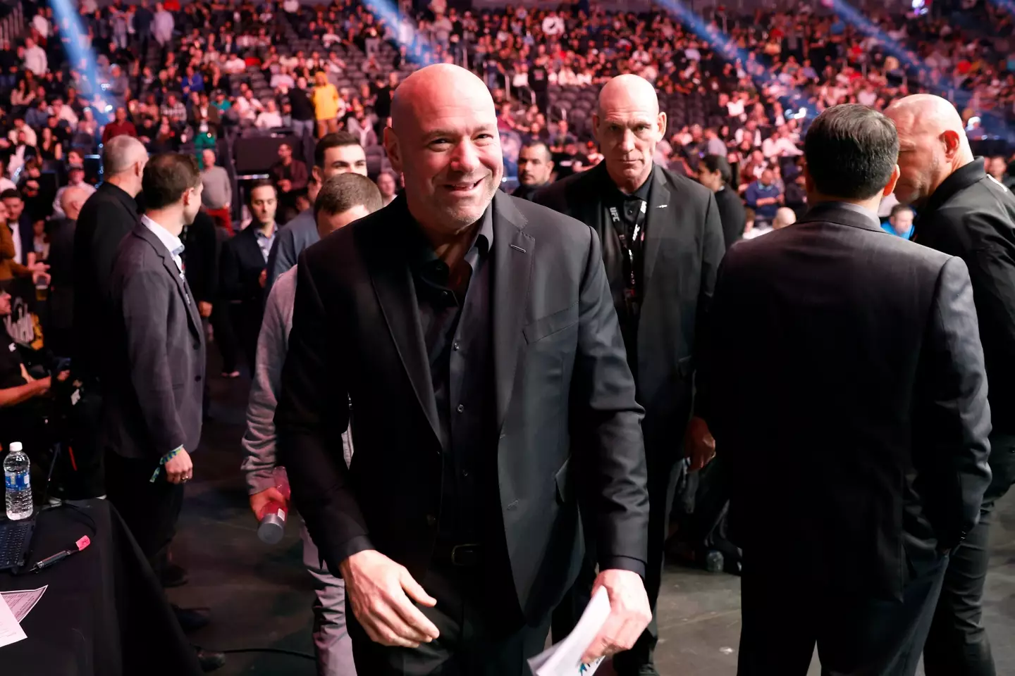 Dana White during a UFC event. Image: Getty 