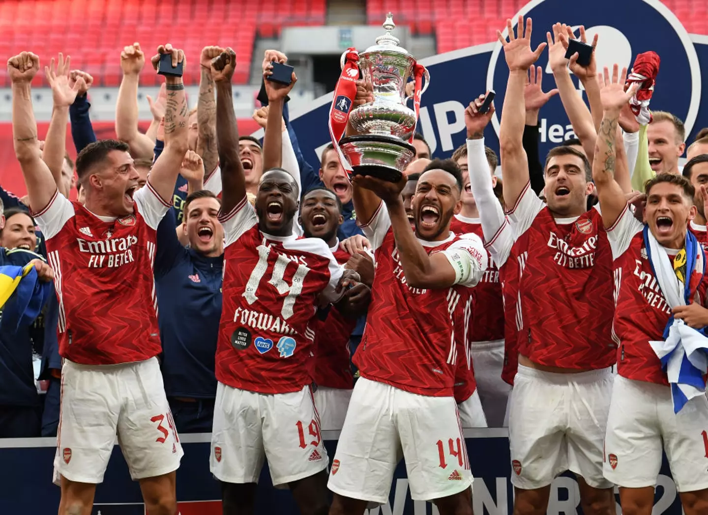 Arsenal won the FA Cup in 2019/20 (Credit:Getty)