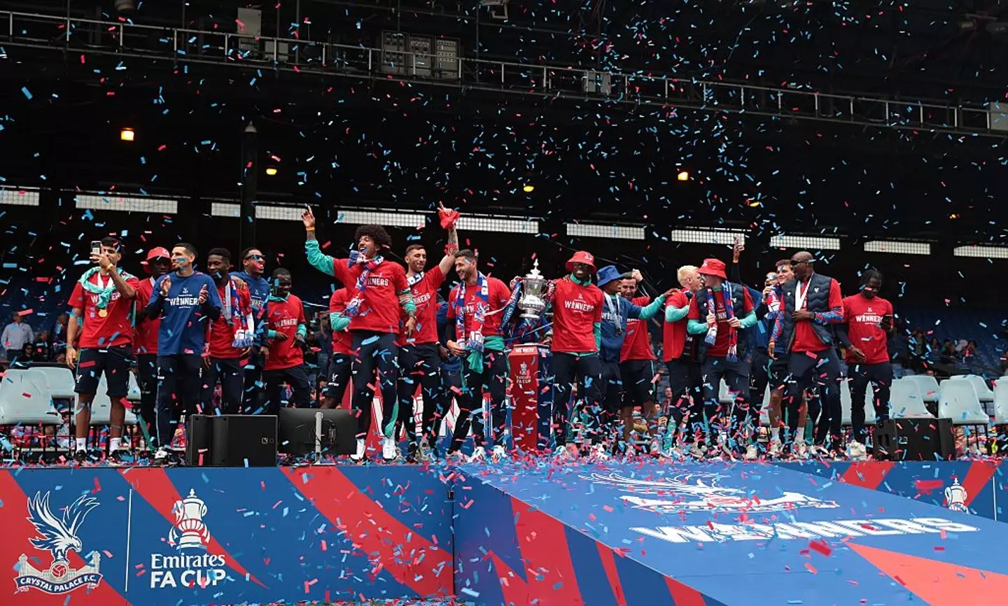 Crystal Palace won the FA Cup (Credit:Getty)