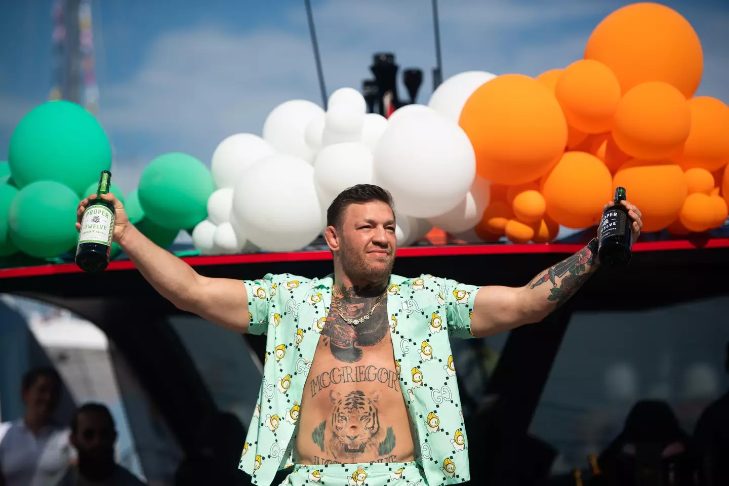 McGregor enjoying his time in Monaco. Image: Alamy