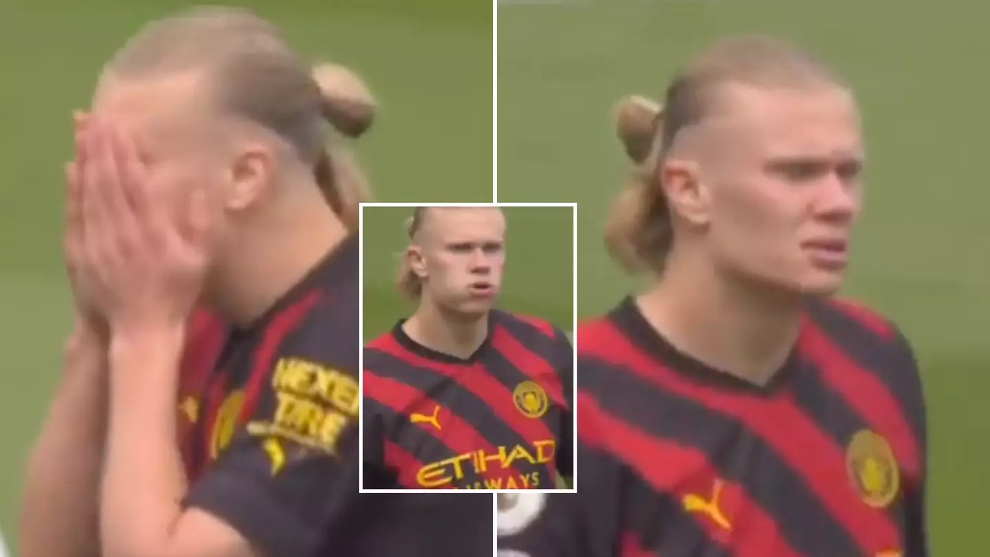 Man City fans have a theory behind why Erling Haaland looked so emotional after scoring his 50th goal of the season