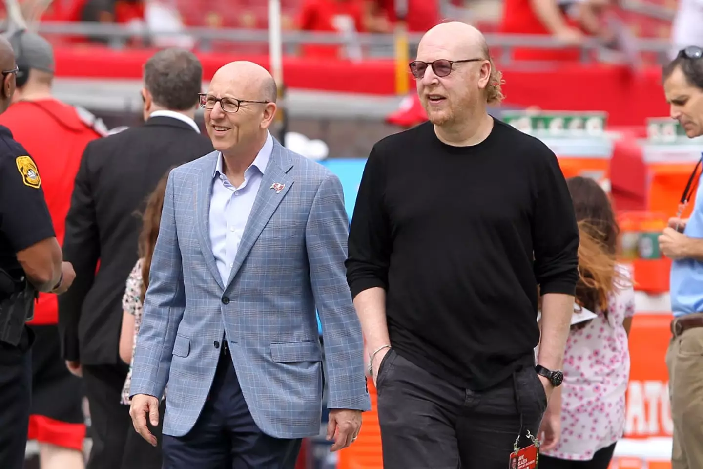 Man Utd co-owners Joel and Avram Glazer pictured (Image: Getty)