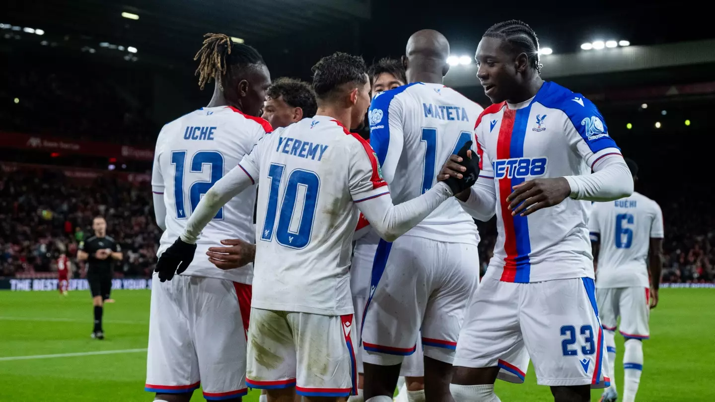 Crystal Palace knocked Liverpool out of the Carabao Cup. Image: Getty