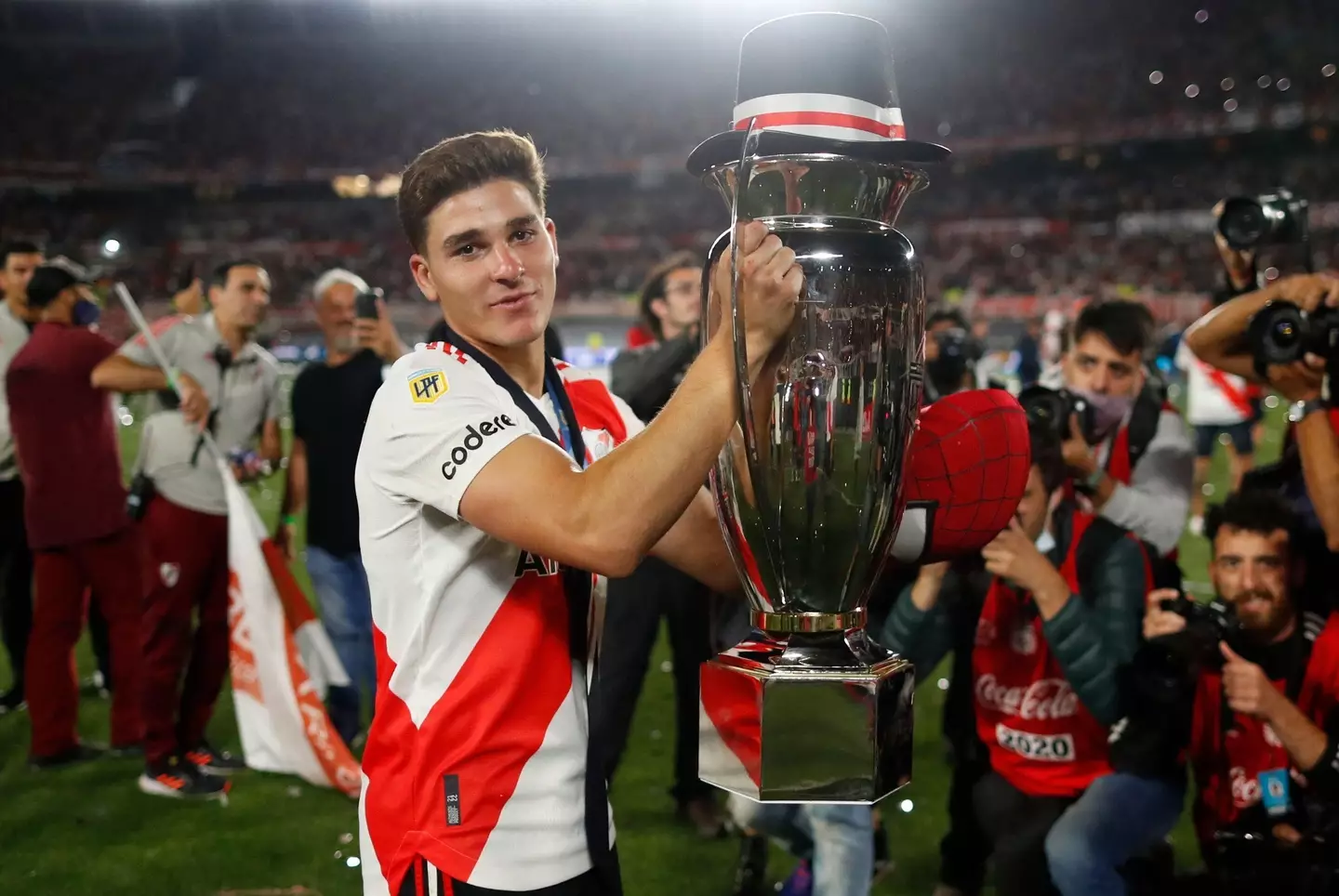 Alvarez helped River win the league title. Image: PA Images