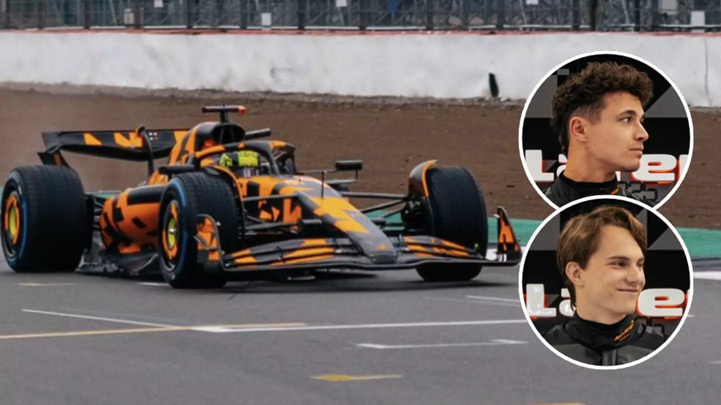 Lando Norris and Oscar Piastri react to first laps in new McLaren as details emerge from Silverstone
