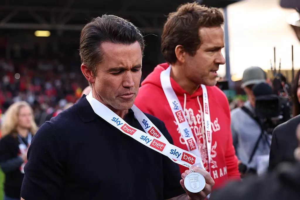 Rob Mc and Ryan Reynolds own Wrexham (Credit:Getty)