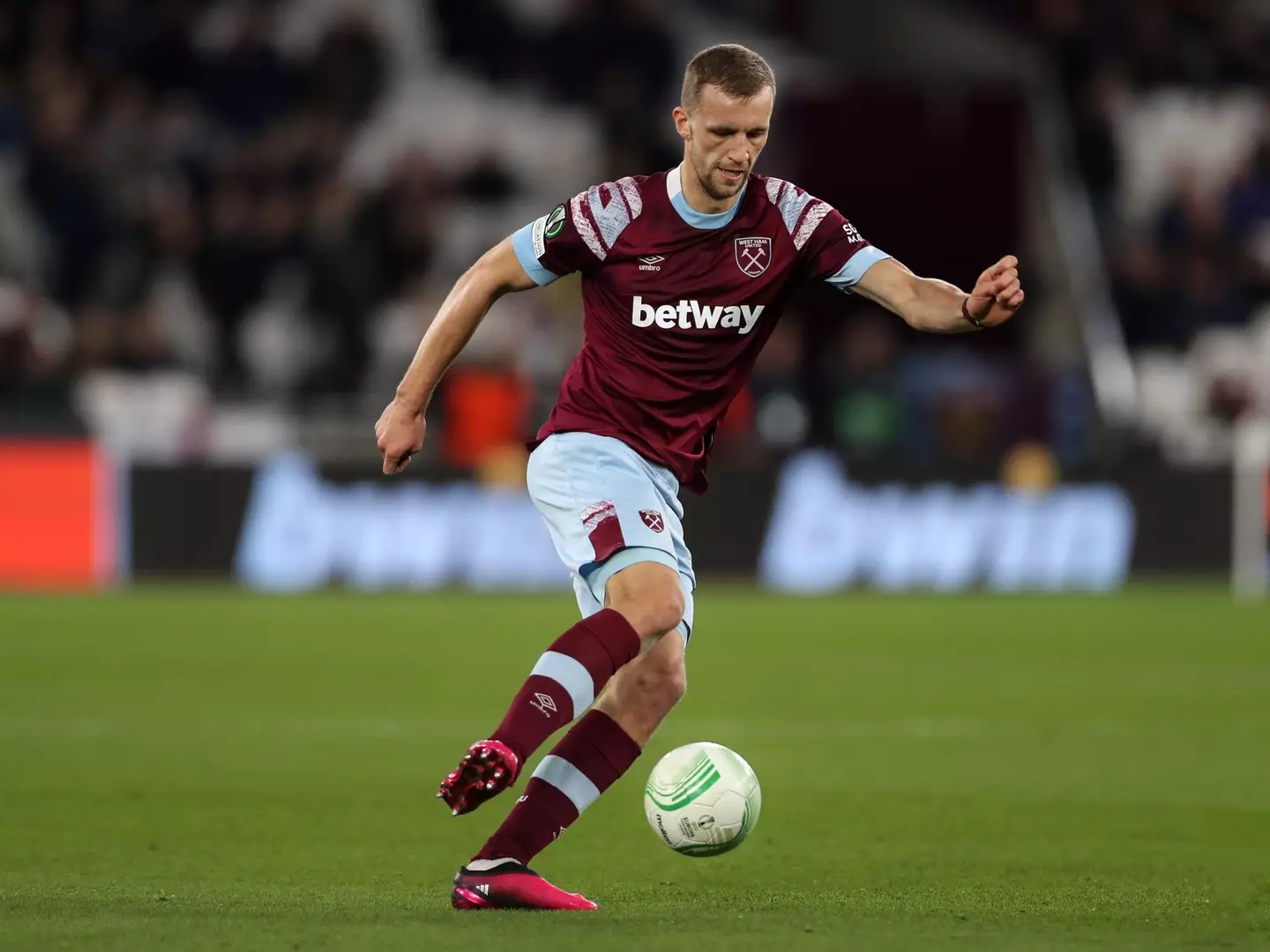 Tomas Soucek in action for West Ham United. Image: Alamy