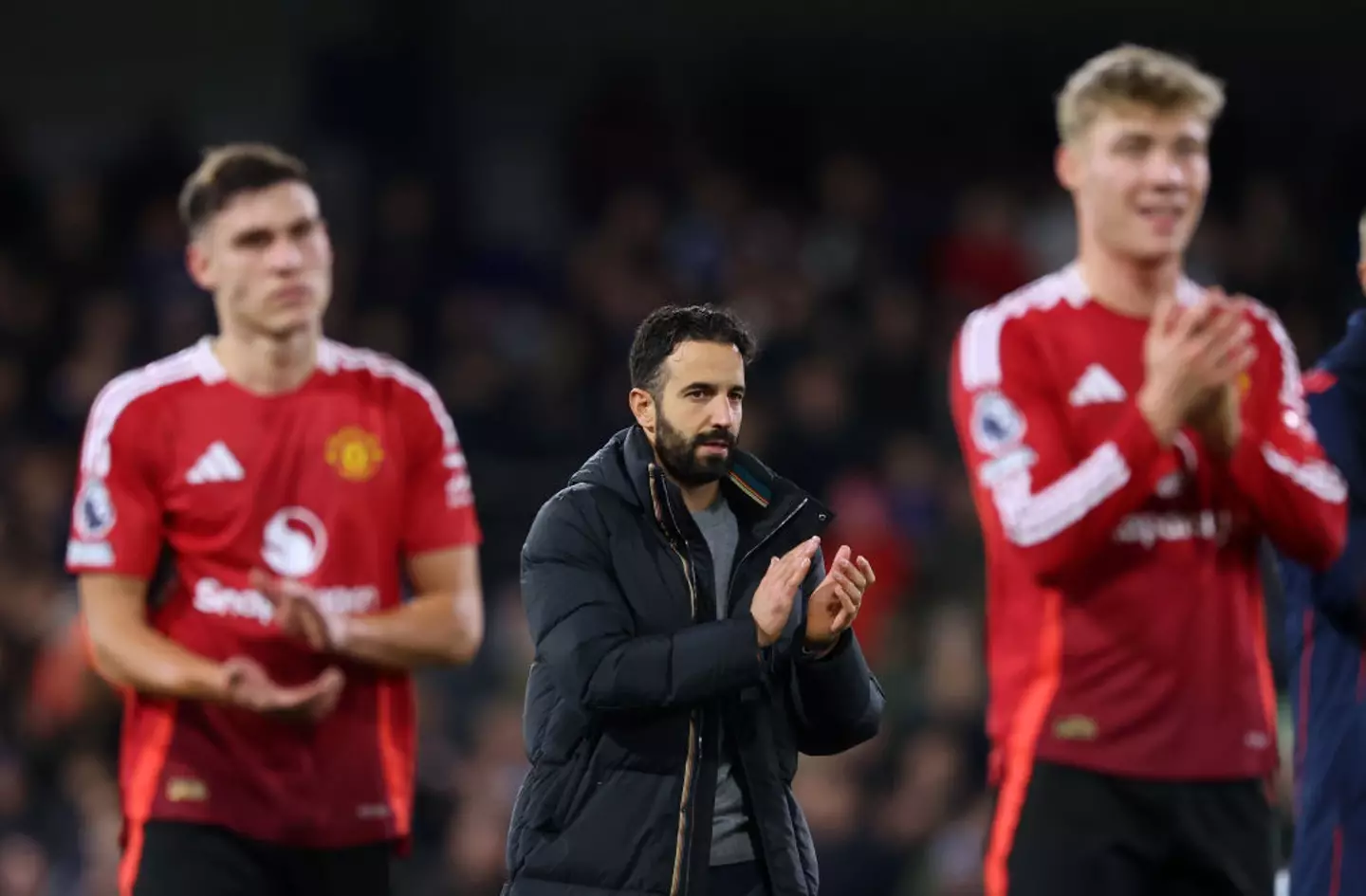 Ruben Amorim's first match as Manchester United manager ended as a 1-1 draw with Ipswich Town. (Image: Getty)