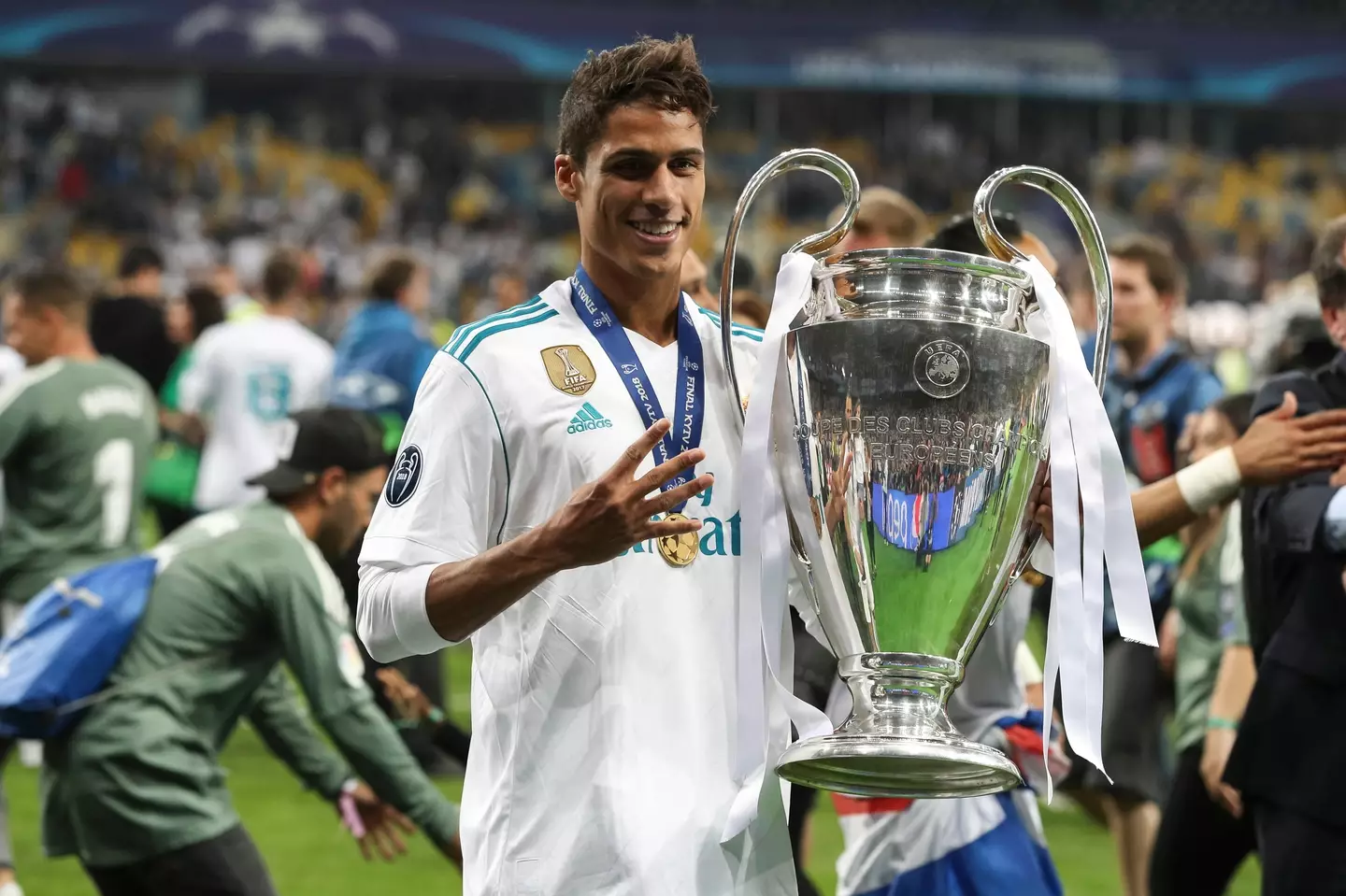 Raphael Varane won four Champions League titles while at Real Madrid. (Alamy)