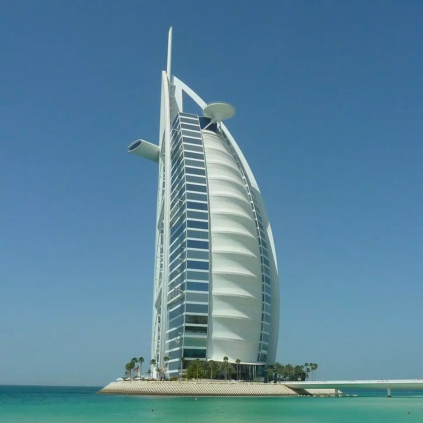 He is now set to fight on the helipad of Dubai's Burj Al Arab hotel (Image: PA)