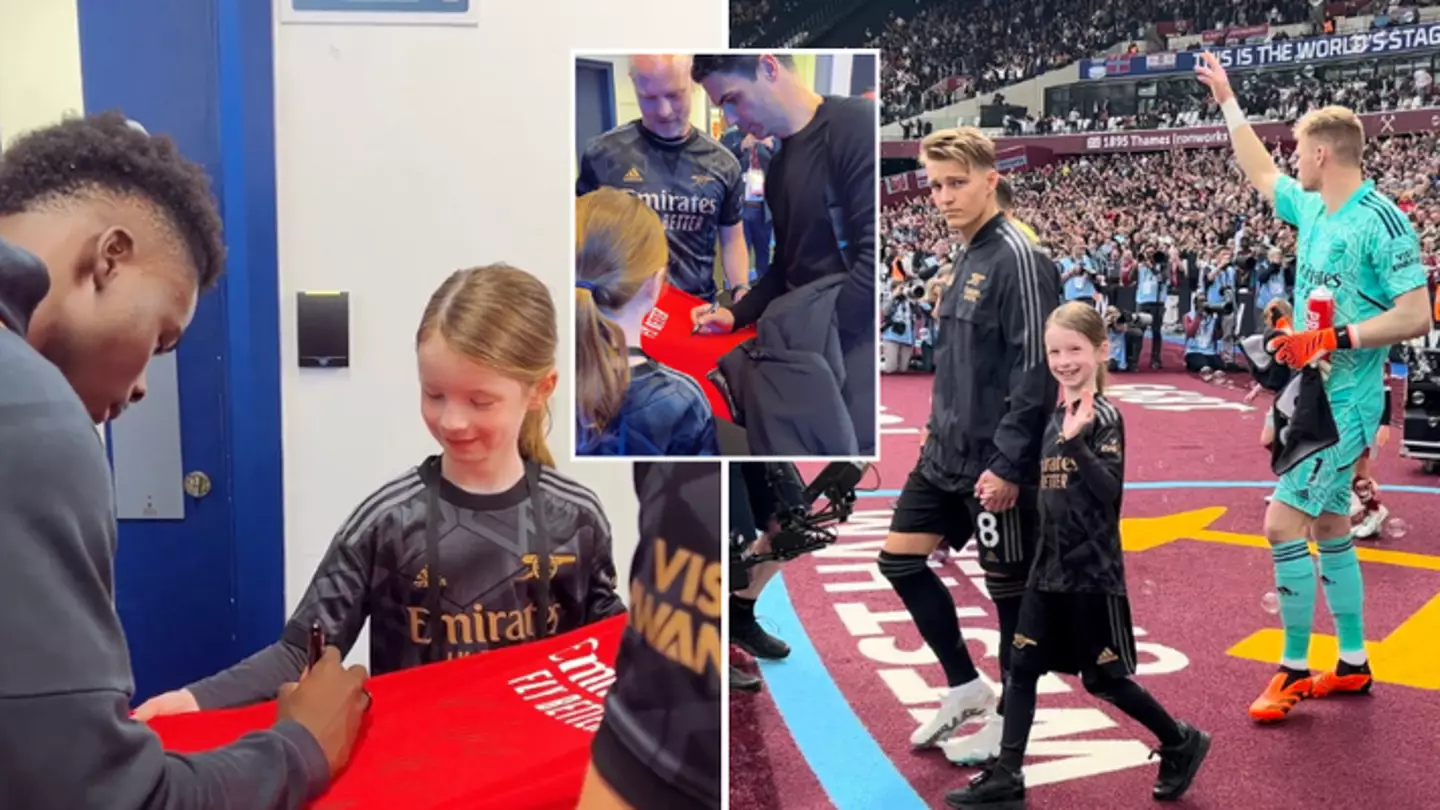 Mascot's dad responds to the idea that Arsenal players were disrespectful to his daughter
