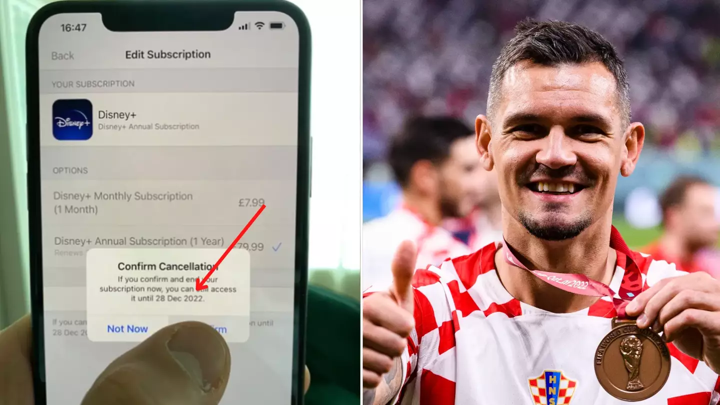 Former Liverpool defender Dejan Lovren's Disney+ subscription expired today