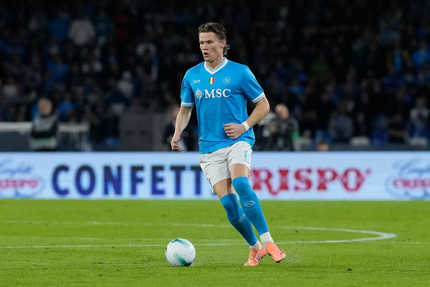 Scott McTominay in action for Napoli (Credit:Getty)