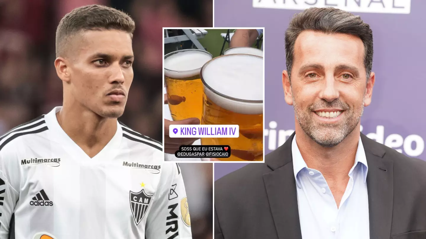 Edu Gaspar spotted out for drinks with Arsenal target Pedrinho's 'former physio'