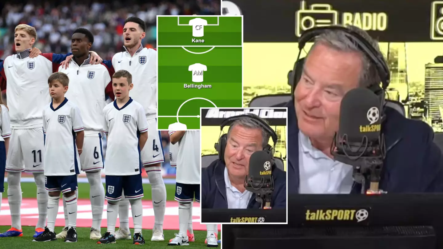 Jeff Stelling names his England XI to face Serbia in Euro 2024 opener and fans are in disbelief