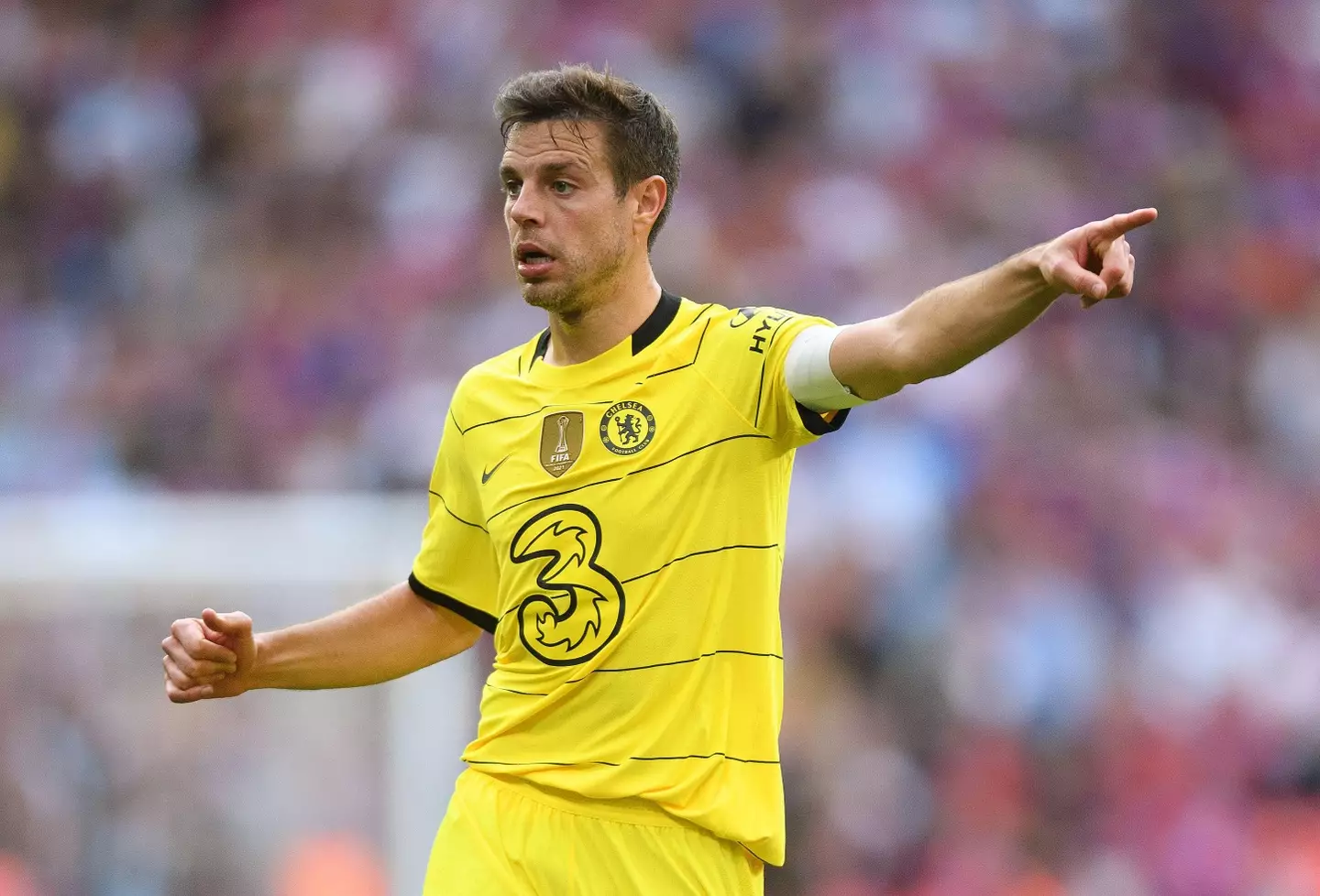 Cesar Azpilicueta features in the FA Cup semi-final for Chelsea against Crystal Palace. (Alamy)