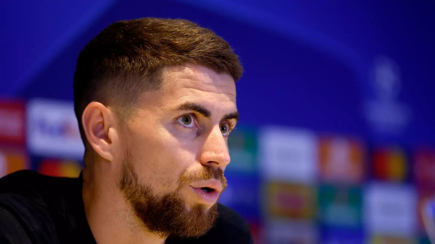 Jorginho ahead of the FC Salzburg clash. (Alamy)