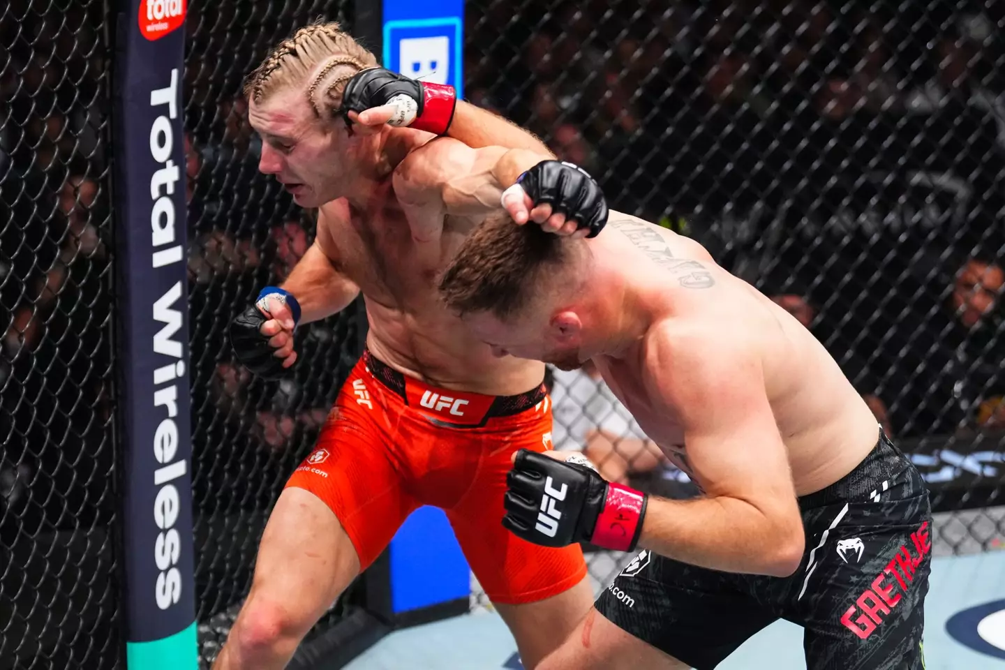 Pimblett and Gaethje put on a great show in Las Vegas. Image credit: Getty