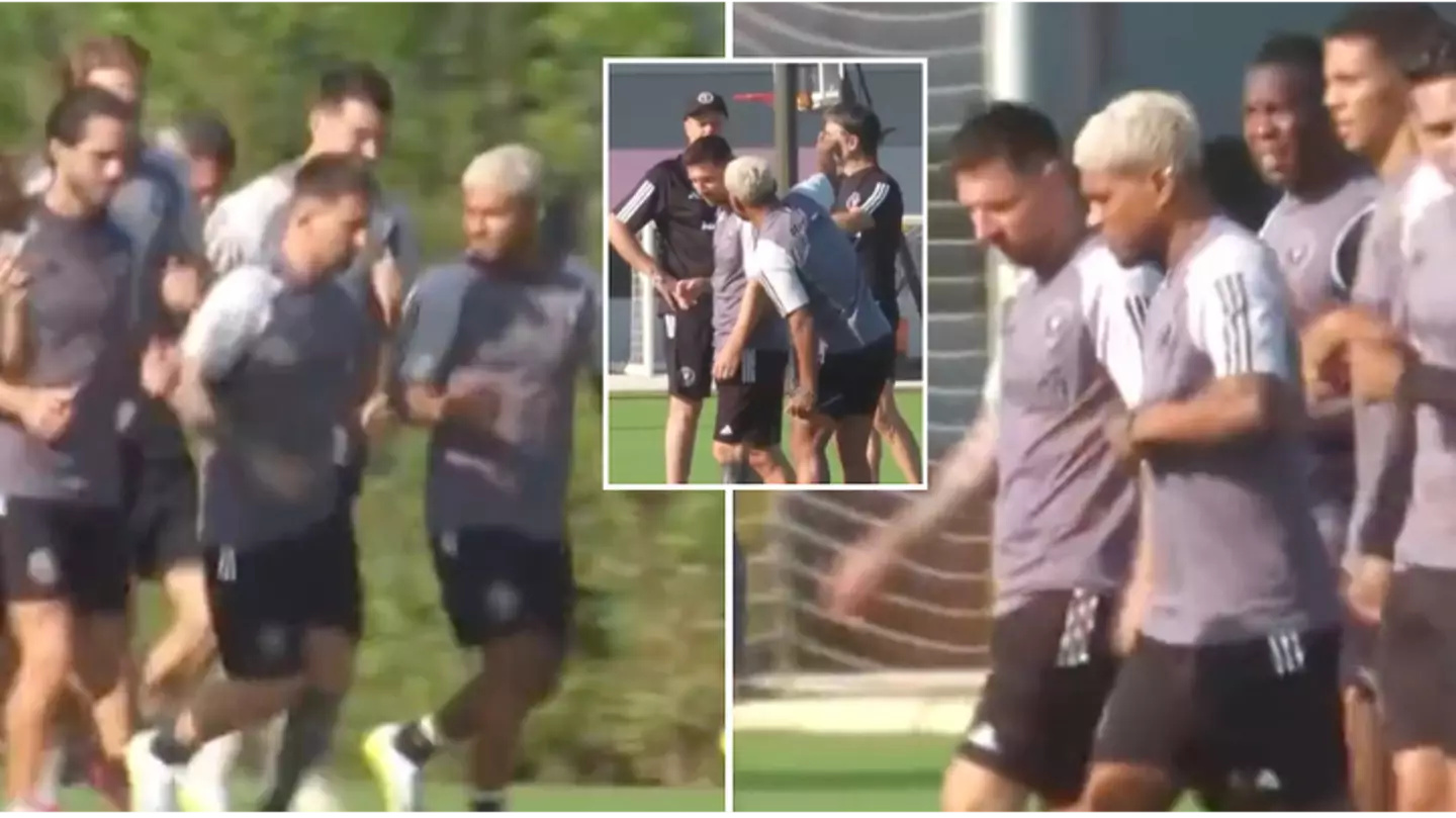 Lionel Messi has new 'best friend' at Inter Miami as training footage released