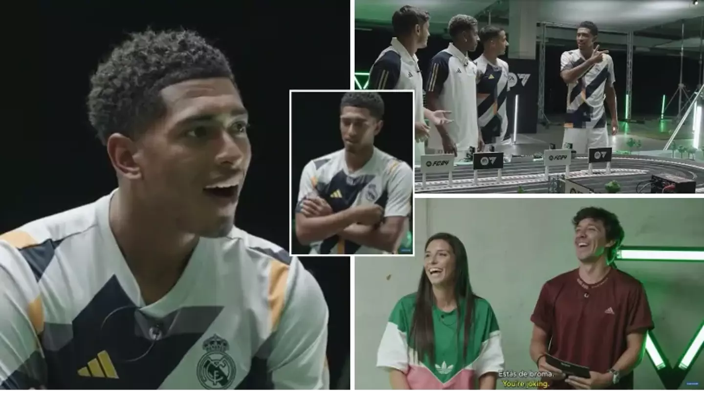 Jude Bellingham’s reaction was priceless after finding out his pace rating on EA FC 24