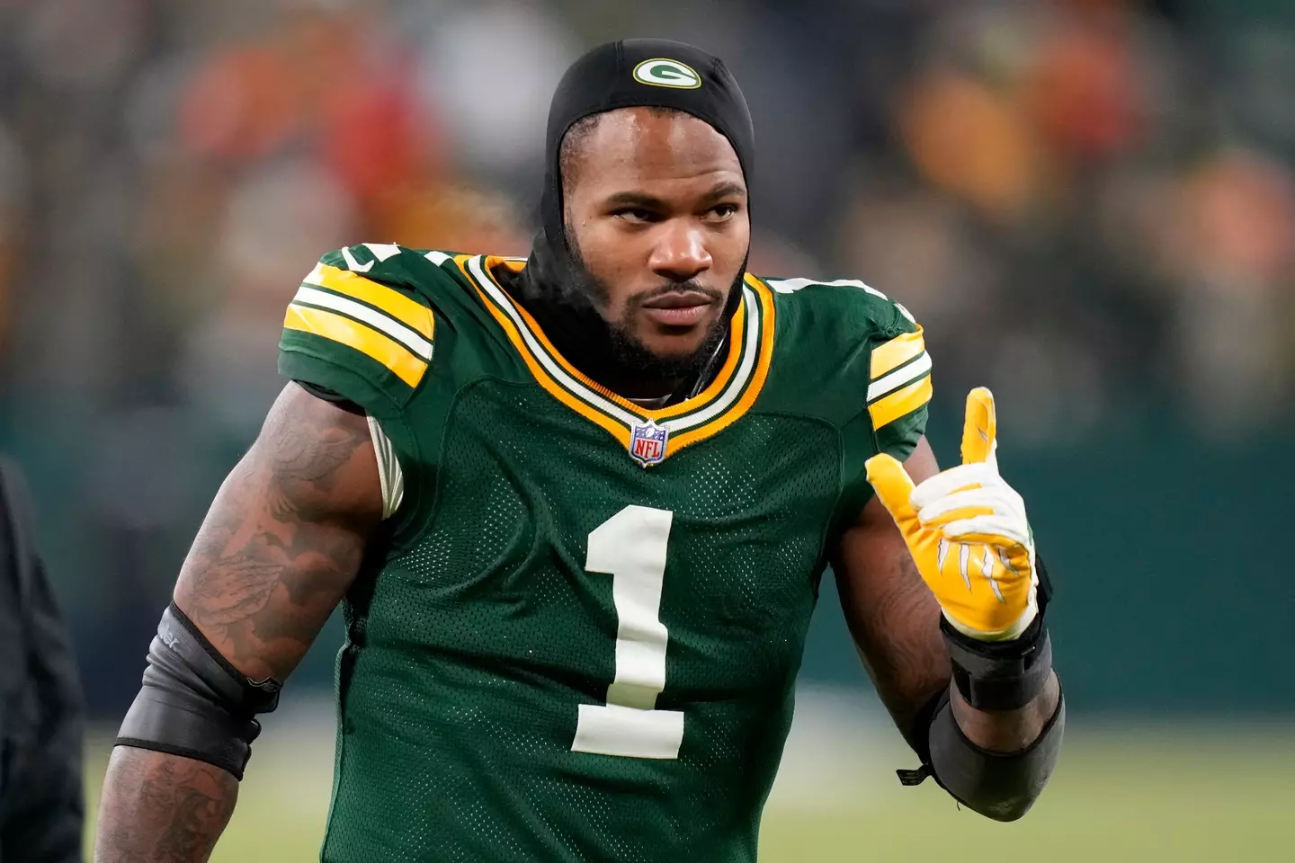 Micah Parsons playing for the Green Bay Packers (Image: Getty)