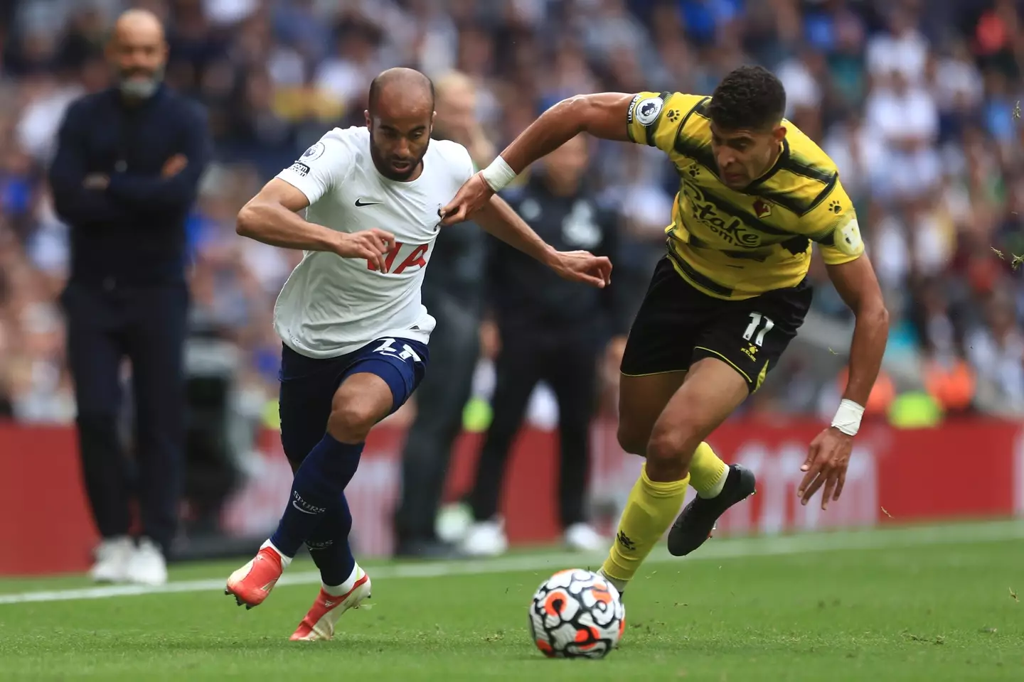 Lucas Moura has looked lively in Spurs' opening three games and will be itching to get off the mark