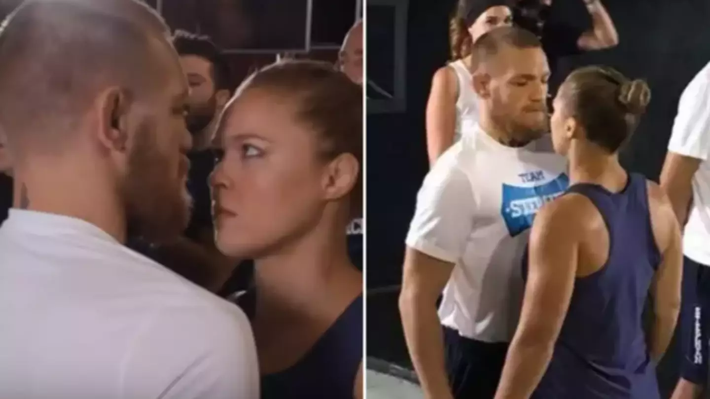 When Conor McGregor and Ronda Rousey went head-to-head during intense face-off