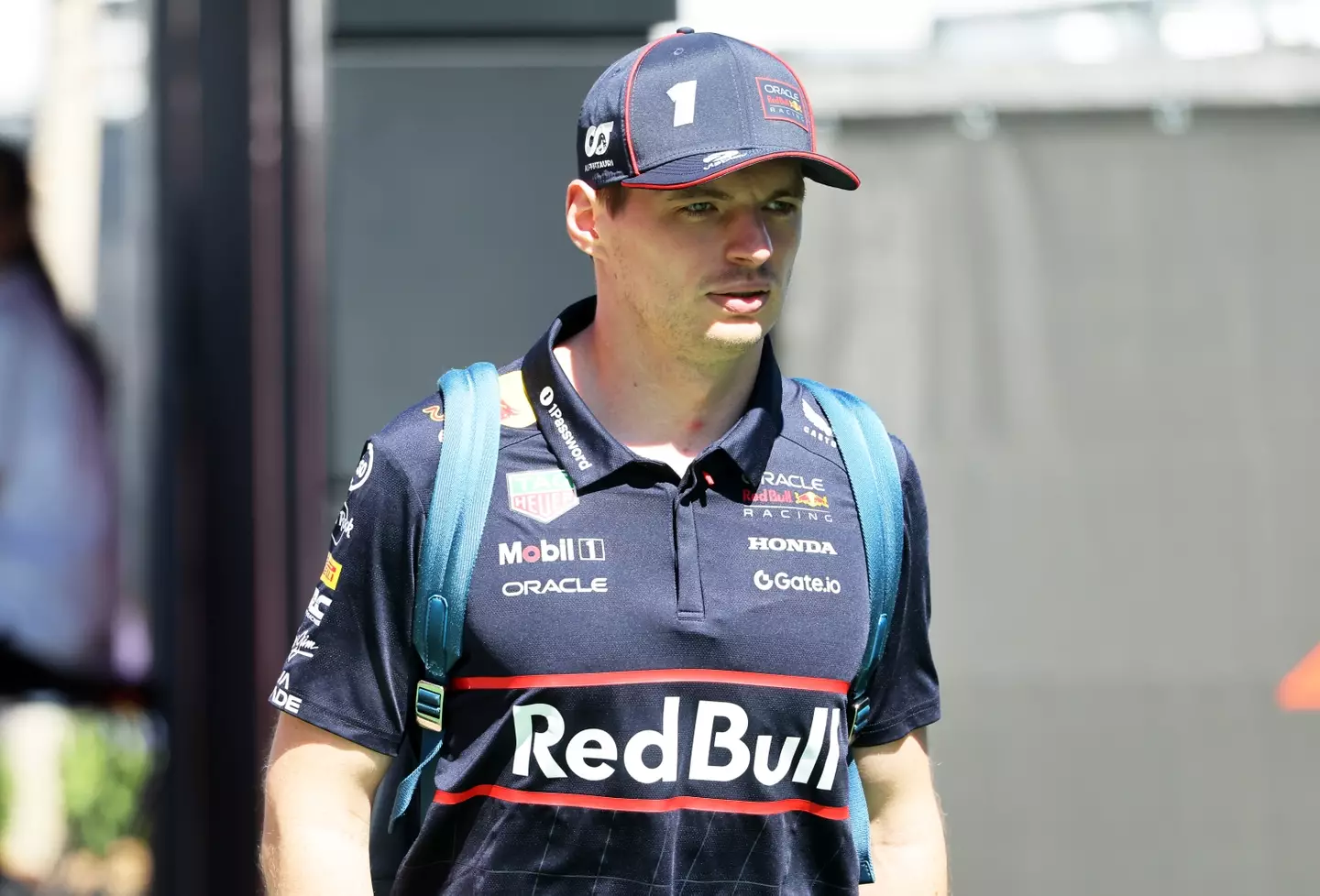 Max Verstappen is one penalty point away from a ban. Image: Getty