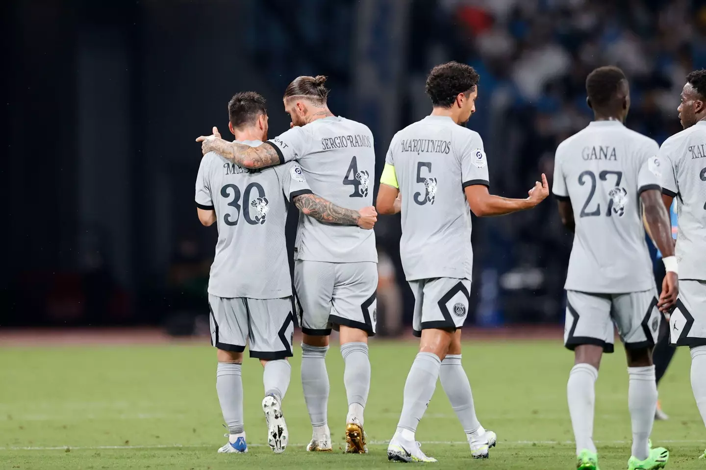 Messi and Ramos are now teammates. Image: Alamy