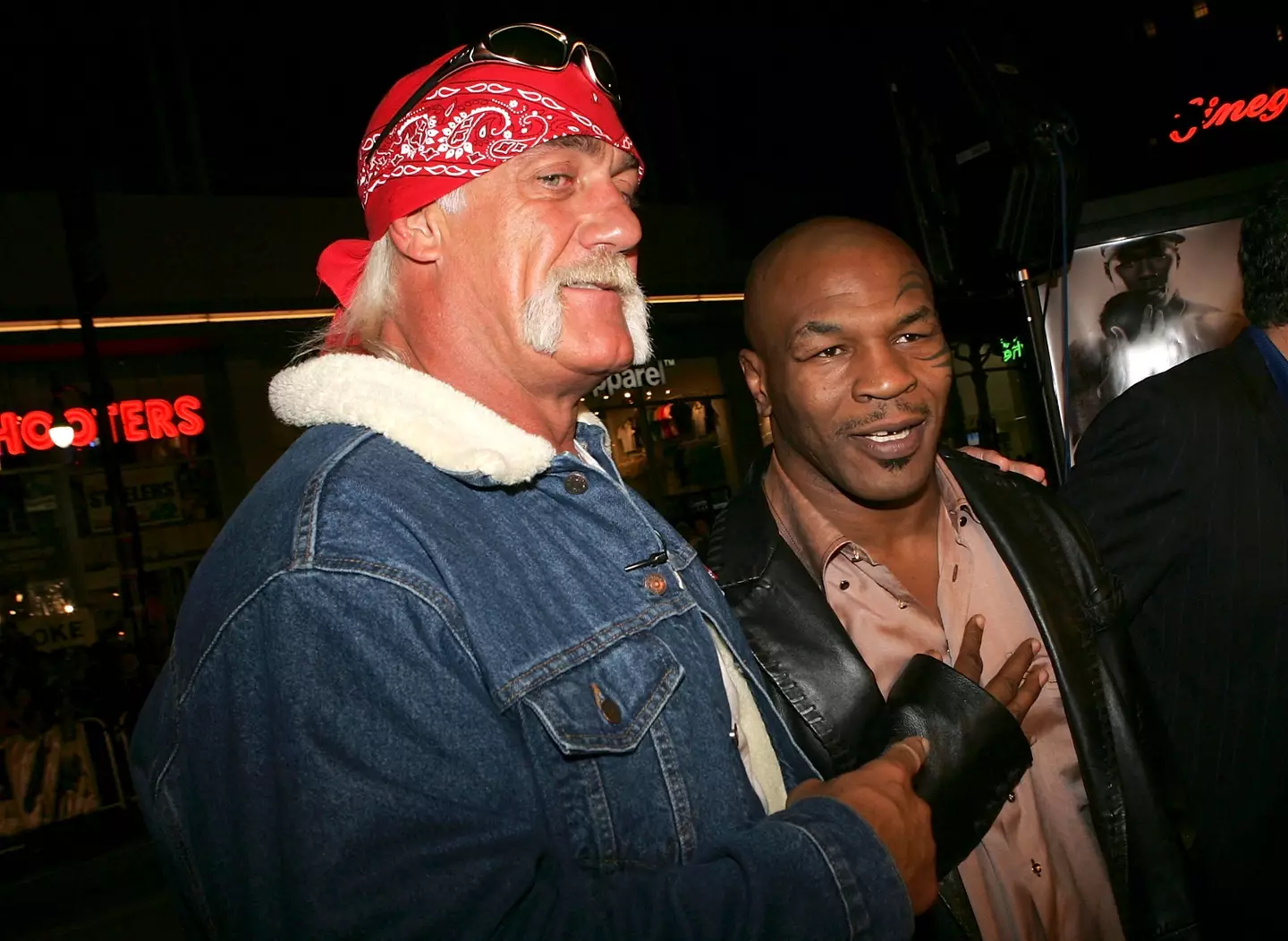 Hulk Hogan is pals with Mike Tyson. Image: Getty