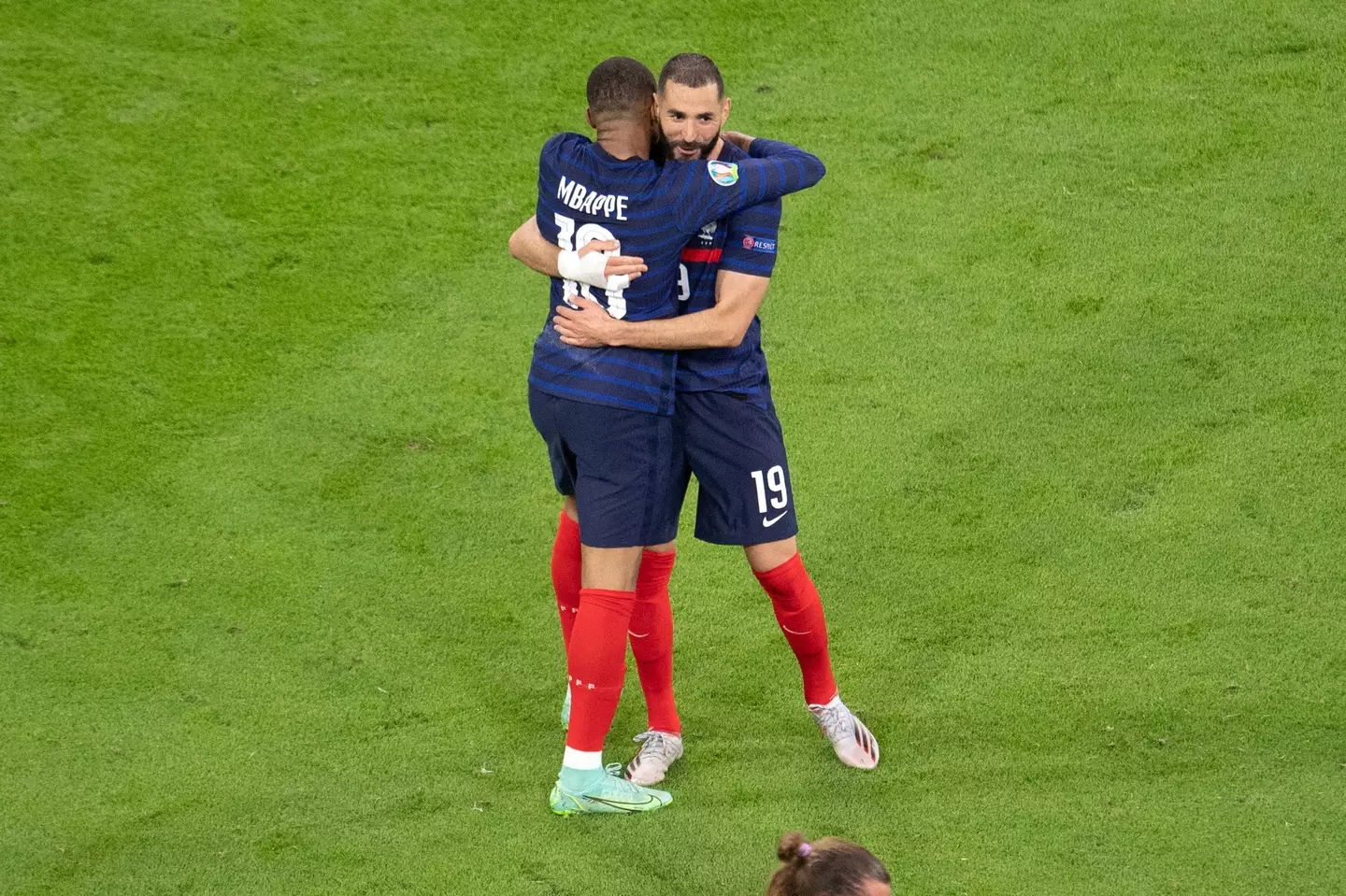 Mbappe and Benzema could soon be club and international teammates. Image: PA Images