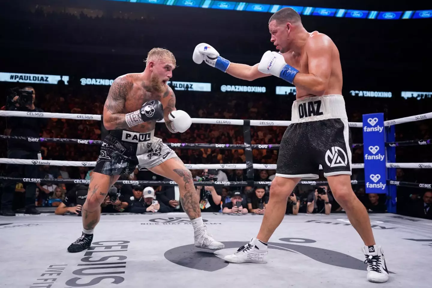 Jake Paul defeated UFC legend Nate Diaz by unanimous decision in their boxing fight last year. (Image: Getty)