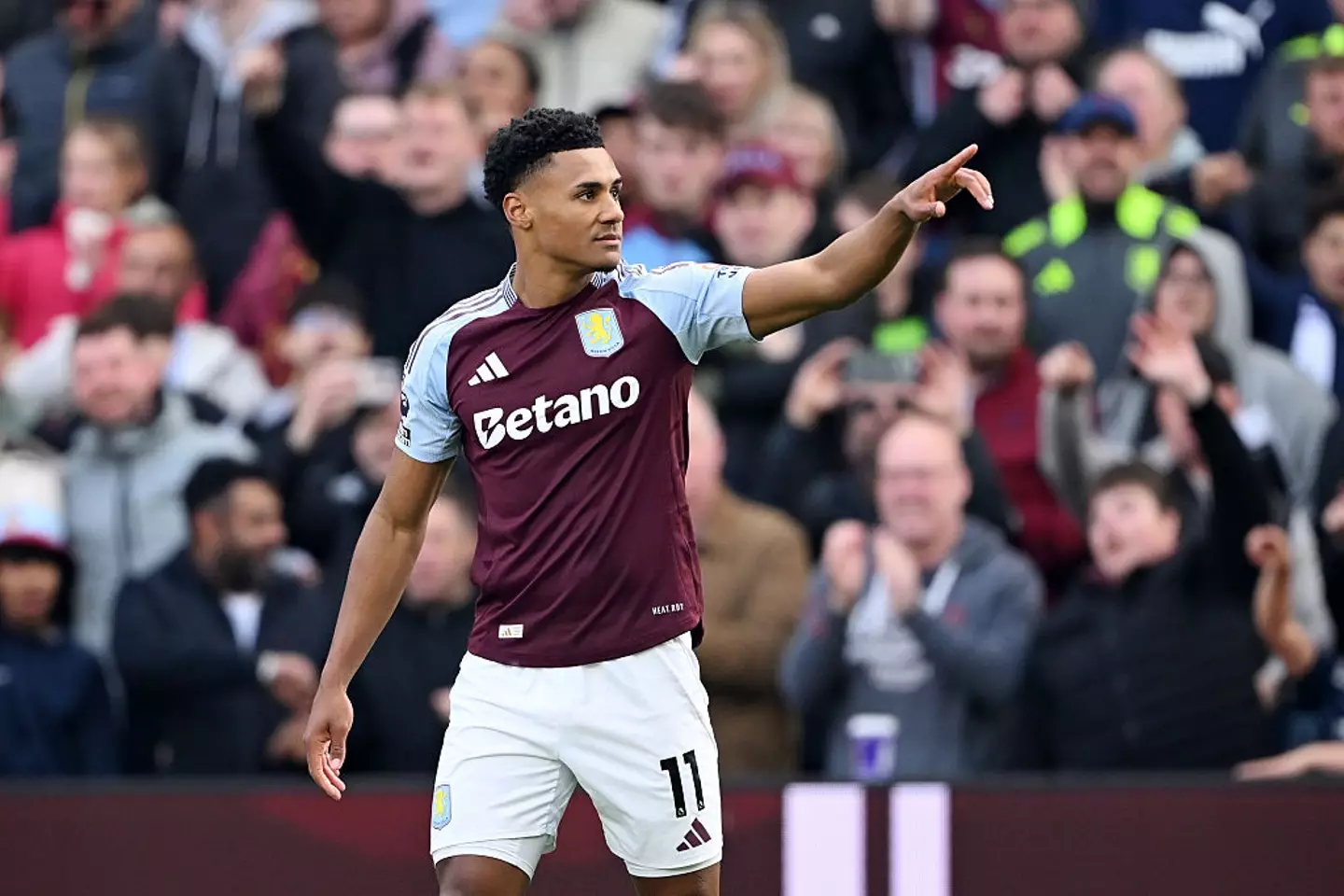 Ollie Watkins scored the opening goal during Aston Villa's 4-1 win over Newcastle United. (Image: Getty)