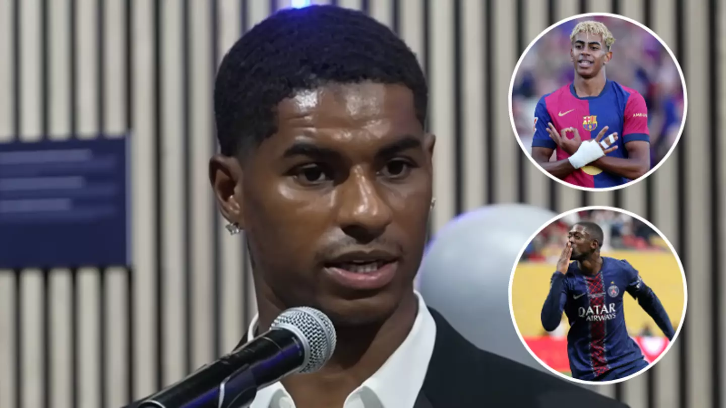Marcus Rashford had no doubts when choosing between Lamine Yamal and Ousmane Dembele to win the 2025 Ballon d'Or