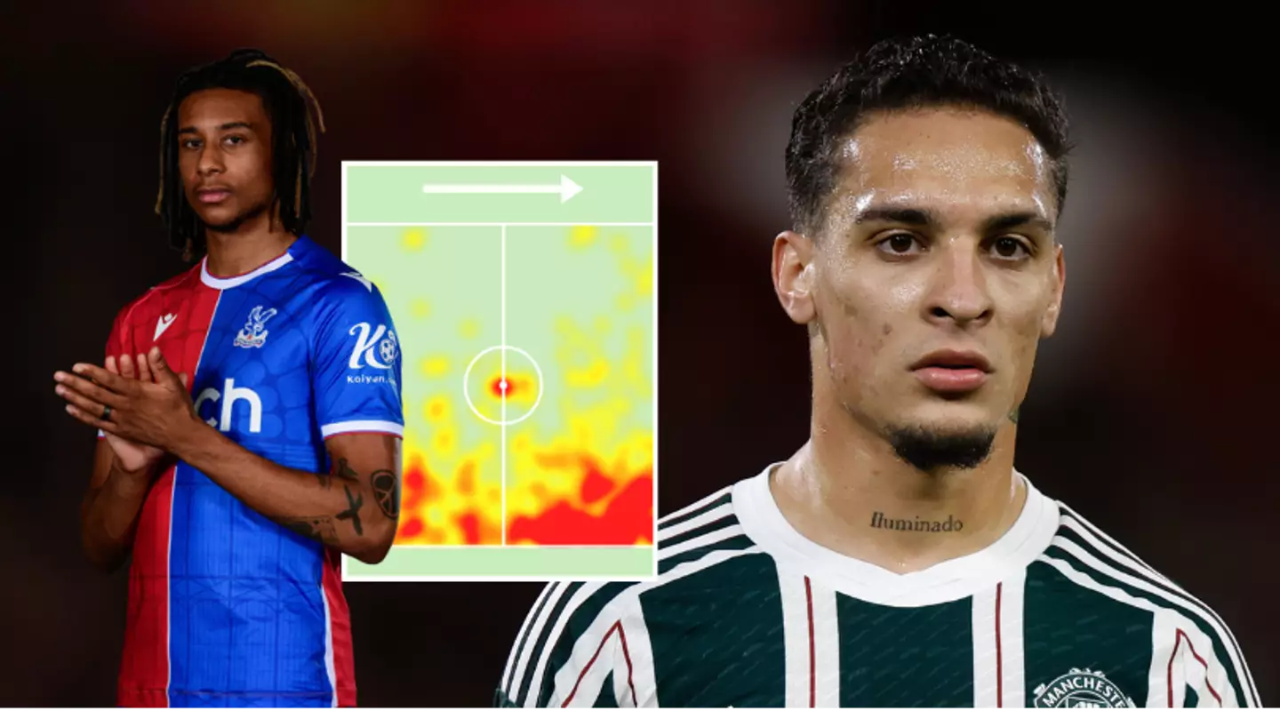 Antony's stats in the Premier League per 90 compared to Michael Olise, there's a clear winner