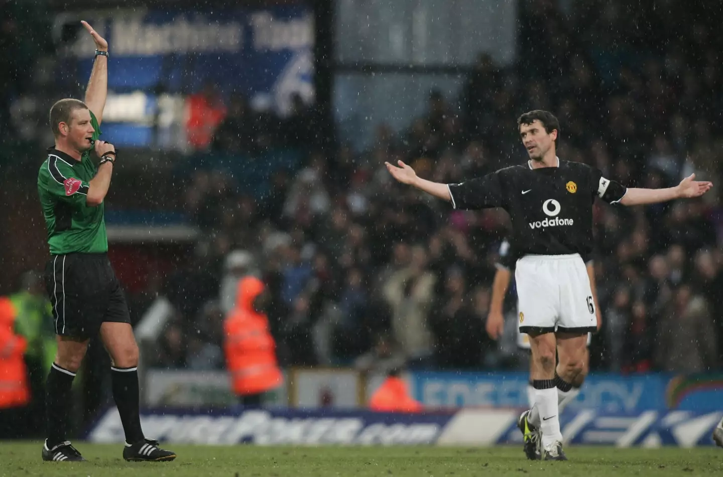 Keane could be an intimidating character for officials (Getty)