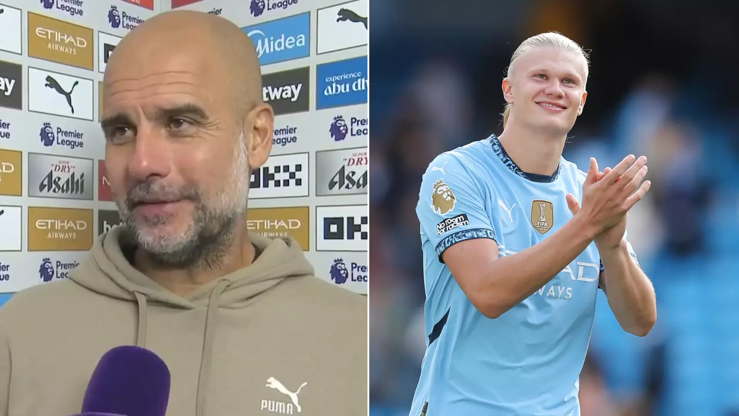 Pep Guardiola names the three players who can replace Erling Haaland at Man City