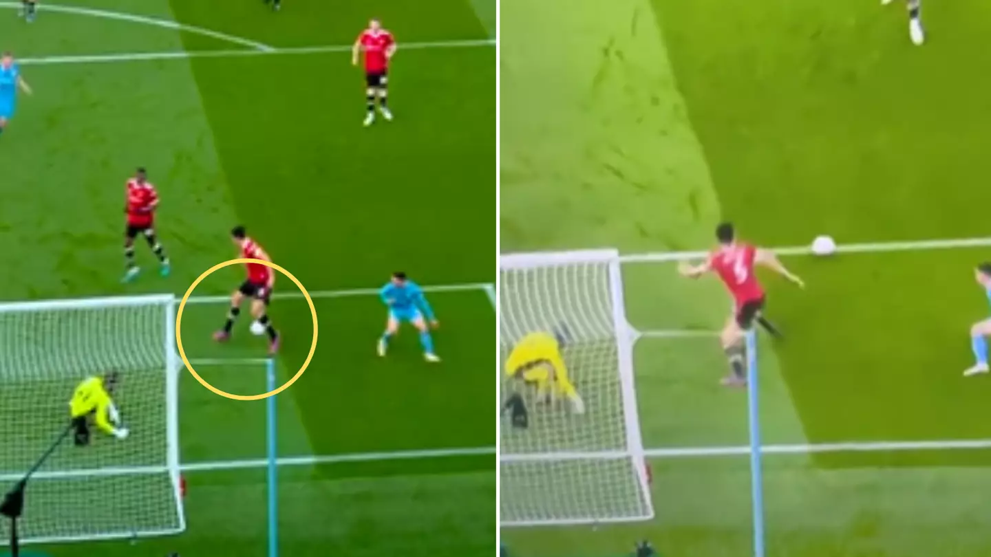 Harry Maguire Appeared To 'Dummy' The Ball Instead Of Putting It Out For A Corner During Man City Goal