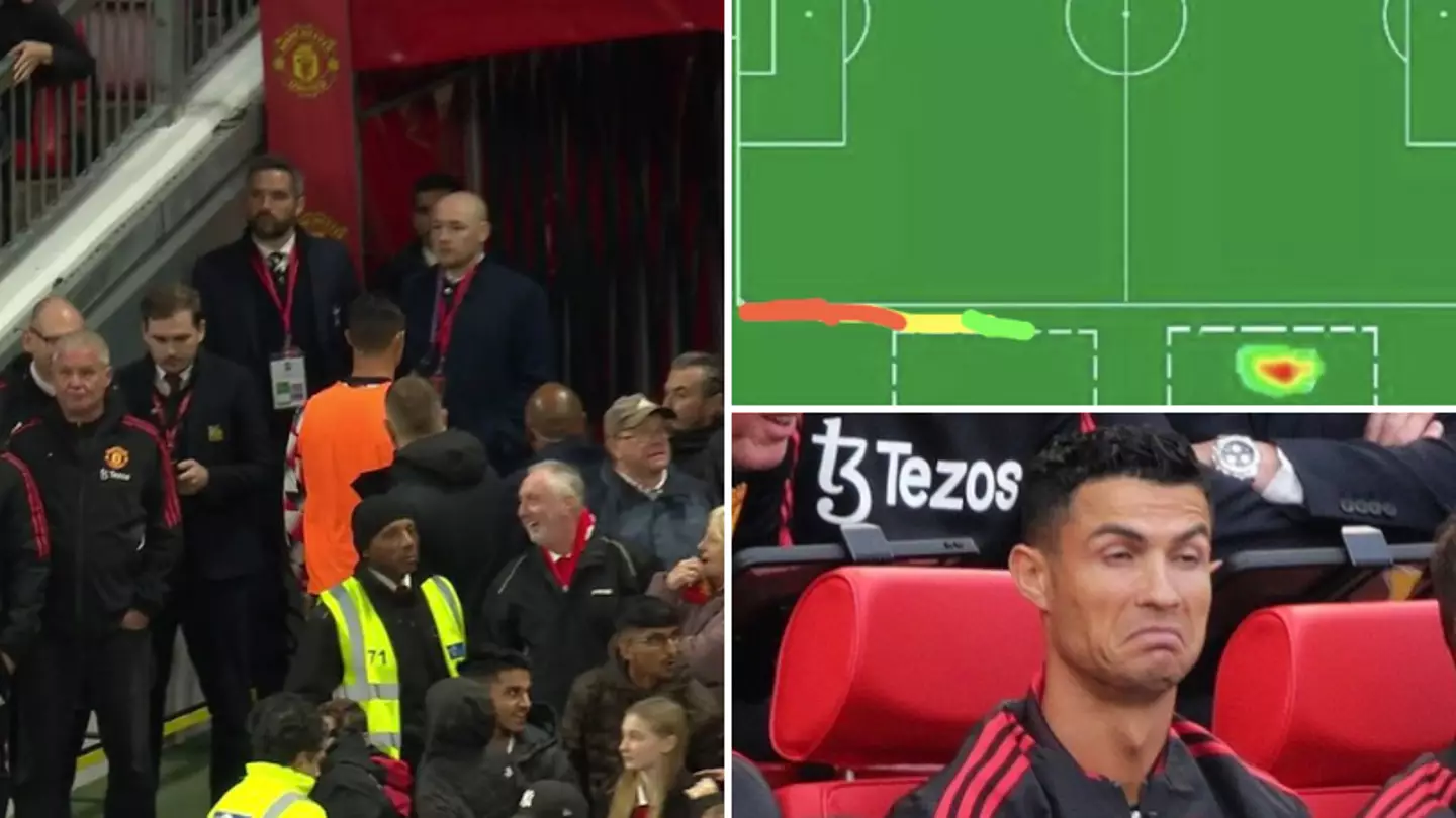 Cristiano Ronaldo trolled with heat map of performance in Man Utd's win over Tottenham Hotspur